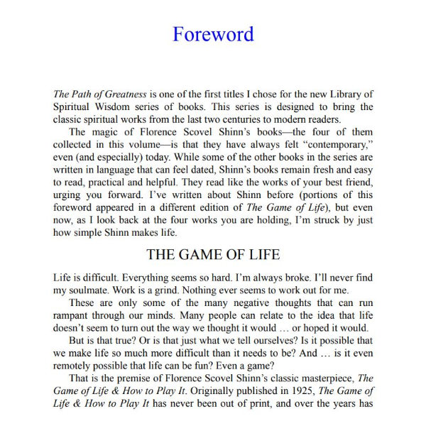 The Path of Greatness The Game of Life and How to Play It and Other Essential Works.JPG