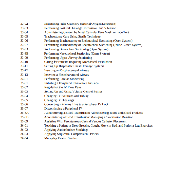 Procedure Checklists for Wilkinson's Fundamentals of Nursing Fifth Edition - PDF 2.PNG