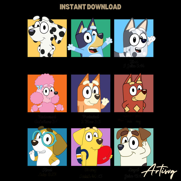 Bluey-Characters-God-Says-I-Am-PNG-Digital-Download-Files-P2004241076.png