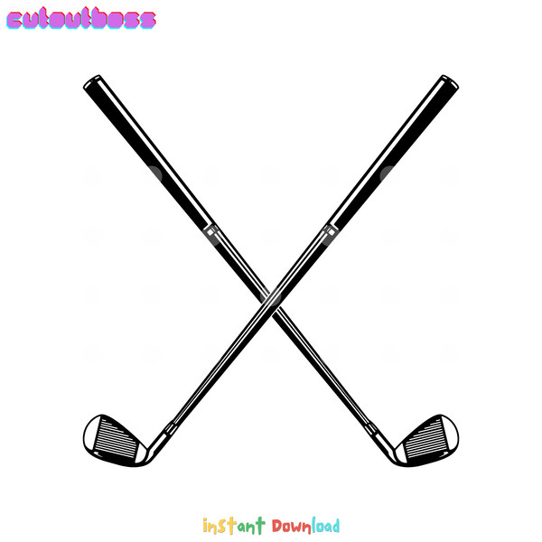 Golf-Clubs-Golfing-SVG-Clip-Art-Cut-File-Silhouette-dxf-2274233.png