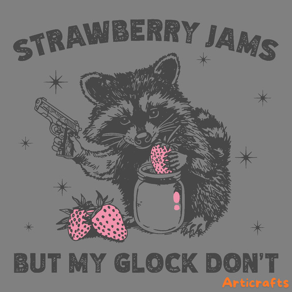 Vintage-Strawberry-Jams-But-My-Glock-Dont-Trash-Panda-SVG-2903241001.png