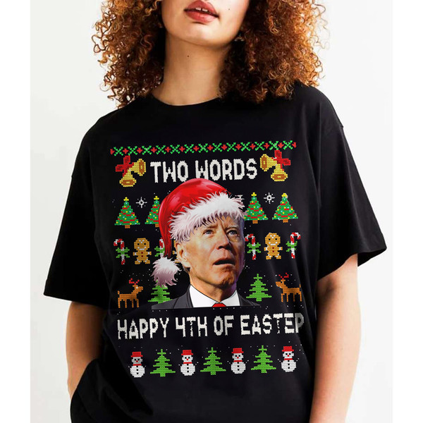 Anime Funny Joe Biden Shirt, Happy 4th Of Easter Christmas Sweatshirt, Gift, My Besto Friendo, Biden Sweater, Funny Republicans Xmas Shirt.jpg