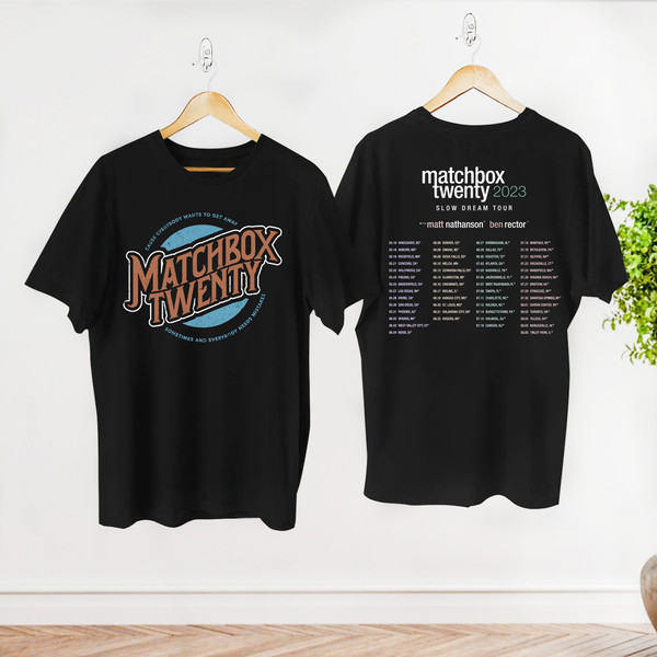 Logo Matchbox Twenty Band Shirt, Matchbox 20 Slow Dream Tour 2023 Shirt, MB20 Band Shirt, Matchbox 20 Merch, Matchbox Twenty Fan Gift Shirt 1.jpg