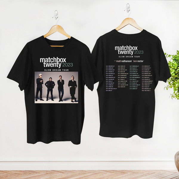 Matchbox Twenty Band Unisex Shirt, Slow Dream Tour 2023 Matchbox 20 Shirt, MB20 Band Shirt, 90s Vintage Tee, Matchbox Twenty Fan Gift Shirt.jpg