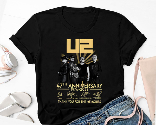 Signature  47 Years U2 Band Fan Gift Shirt, The Joshua Tree U2 Band Shirt, U2 Band Shirt, U2 Band Vintage Shirt, U2 Tour 2023, 90s Vintage.jpg