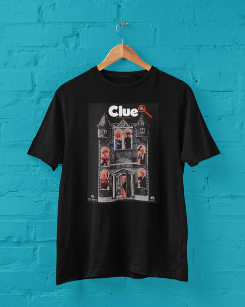Clue Movie Poster Unisex Tshirt 1.jpg