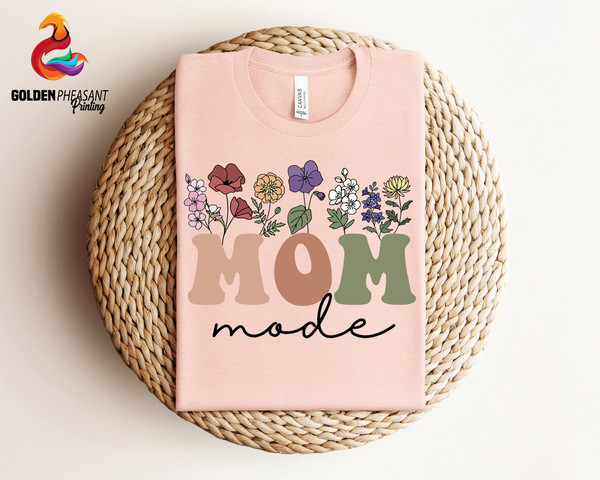 Mom Mode Shirt, Mom Mode Floral Sweatshirt, New Mom, Baby Shower Gift, New Mom Sweatshirt, New Mothers Hoodie, Cozy Comfy Womens Sweatshirts.jpg