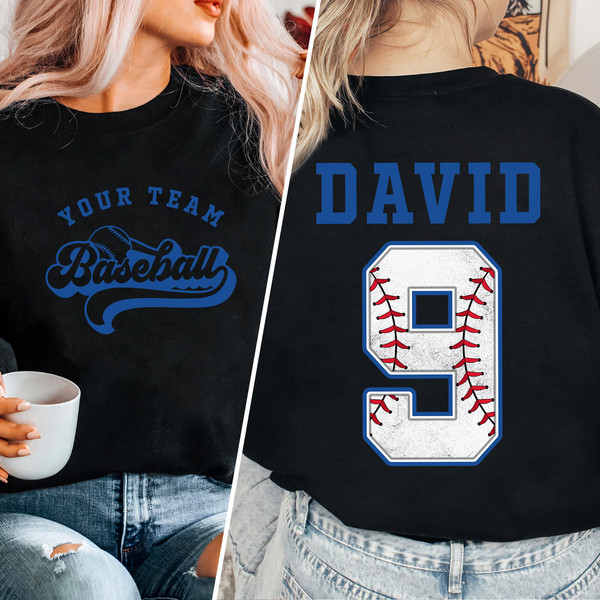 Baseball Team Shirt, Custom Baseball Sweatshirt, Baseball Team Name Hoodie, Game Day Hoodie, Mothers Day Shirt, Mom Shirt, Gift For Mom.jpg
