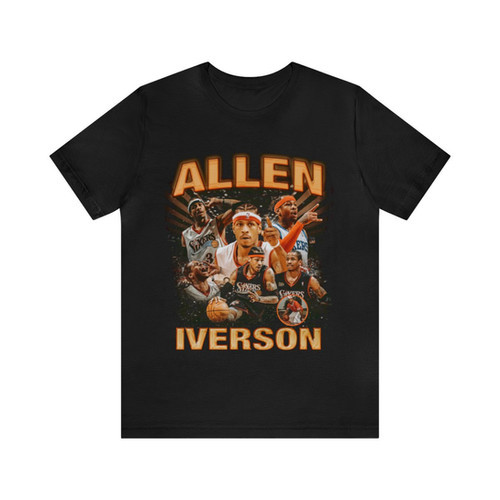 Vintage 90s Basketball Bootleg Style T-Shirt, ALLEN IVERSON 76 Unisex Tee.jpg