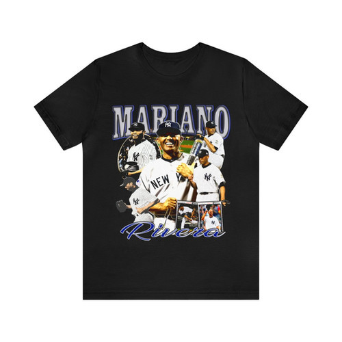 Vintage 90s Baseball Bootleg Style T-Shirt MARIANO RIVERIA Unisex Graphic Tee.jpg