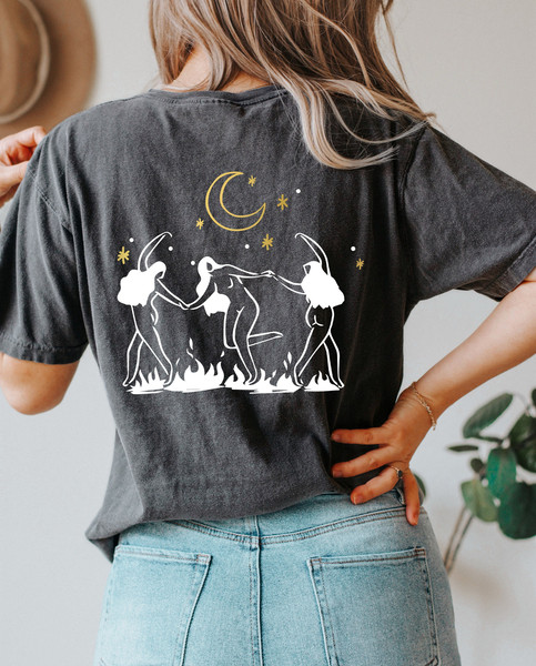 We Are The Granddaughter Of The Witches They Could Not Burn Oversized T-Shirt, Comfort Colors Shirt, Oversized Crewneck, Feminism Shirt.jpg