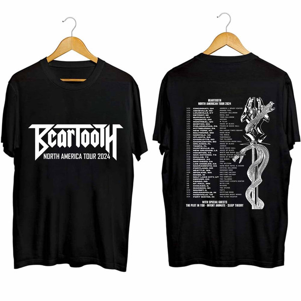 Beartooth North American Tour 2024 Shirt, Beartooth Concert 2024 Shirt, Beartooth Tour 2024 Shirt, Beartooth Band Fan Shirt.jpg