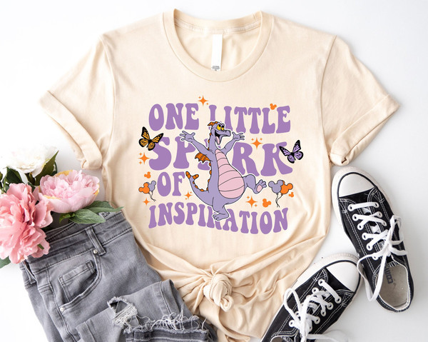 Disney Figment Shirt, Purple Dragon Shirt, One Little Spark Shirt, Disney Kids Shirt, Epcot Dragon Shirt, Disneyland Shirt, Disneyworld Tee.jpg