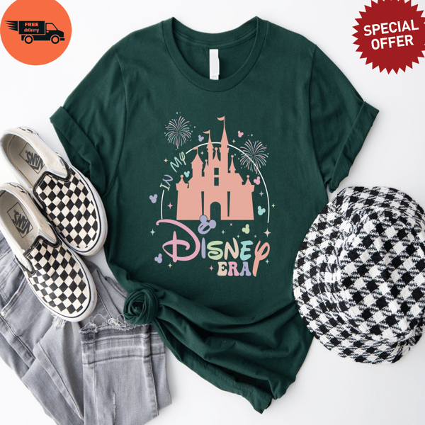 In My Disney Era Shirt, Retro Walt Disney World Sweatshirt, Girls Trip Disney Shirt, Disney Family Shirts, Disneyland Vacation Matching Tee.jpg