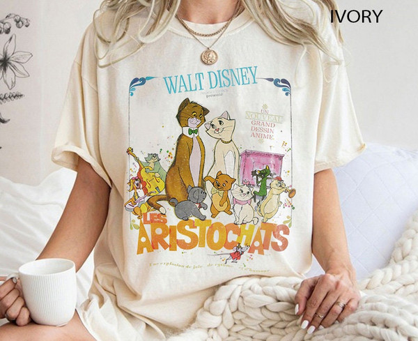 Aristocats Shirt, Disney Cats Shirt, Marie Cat Shirt, Aristocats Bonjour Shirt, Toulouse Aristocats, Disneyworld Shirt, Disneyland Shirt.jpg