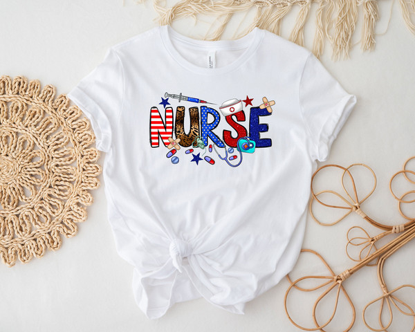 4th Of July Nurse Shirt, American Flag Shirt, Patriotic Shirt, Fourth Of July Shirt, USA Shirt, Memorial Day Shirt, Republican Shirt.jpg