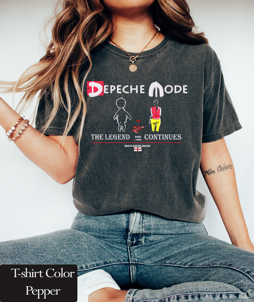 Comfort Colors Depeche Mode Band Tee Shirt  Vintage Inspired Band Tshirt  90s Nostalgia.jpg