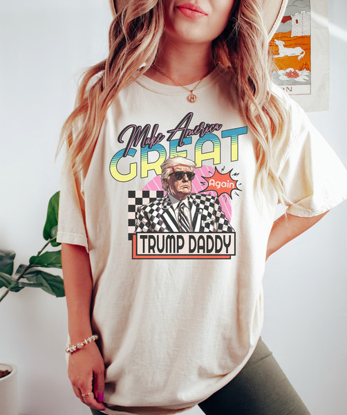 Daddy's Home Shirt, Trump 2024 Shirt, Republican Gift, 2024 Trump Shirt, Republican T Shirt, Election Shirt, Political Sweatshirt, Mug Shot.jpg