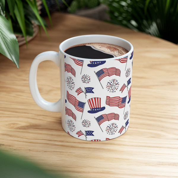 July 4th, Coffee Mug, E Pluribus Unum, USA Pride, Patriotic Hot Beverage, 4th of July Gift 1.jpg