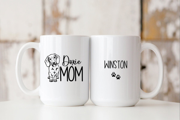 Dachshund Mom Mug, Dachshund Gift, Doxie Mom, Dachshund Coffee Mug, Doxie Gifts.jpg