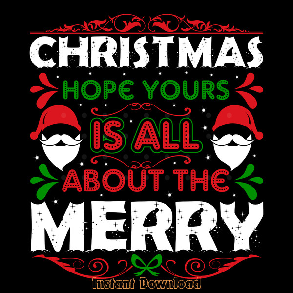 Merry-Christmas-is-All-T-shirt-Design-Digital-Download-Files-PNG260624CF6673.png