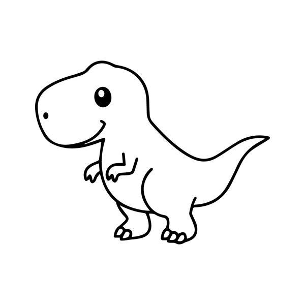 T-rex-SVG-Dinosaur-Outline-cut-file-Baby-Dino-Tyrannosaurus-Rex-2249786.png