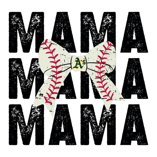 Mama-Bow-Tie-Baseball-Oakland-Athletics-Svg-2231216.png