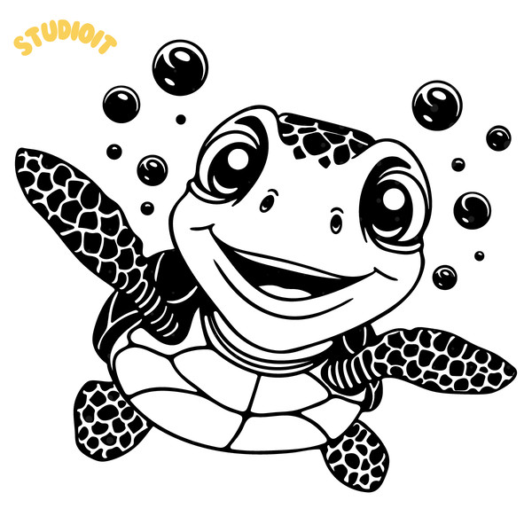 Cute-Turtle-SVG-Swimming-Water-Summer-Island-Diving-Sea-Ocean-2095394.png