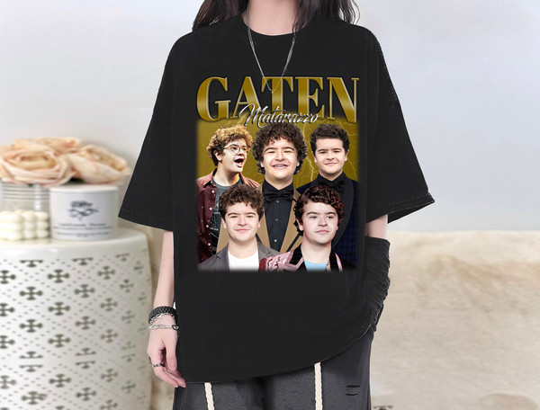 Gaten Matarazzo T-Shirt, Gaten Matarazzo Shirt, Gaten Matarazzo Tees, Gaten Matarazzo Homage, New Movie T-Shirt, Vintage T-Shirt.jpg