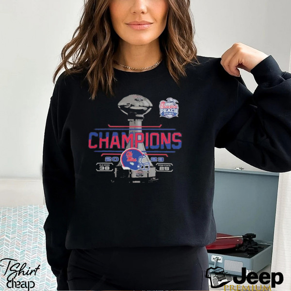 Design 2023 Chick Fil A Peach Bowl Champions Score Red Ole Miss Rebels Shirt - teejeep.jpg