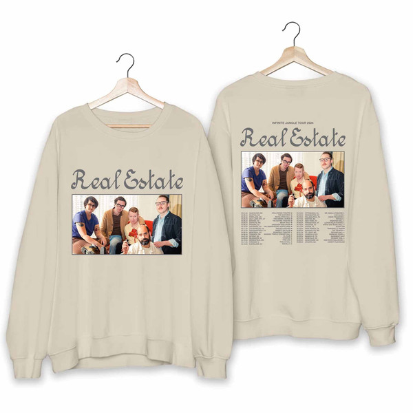 Real Estate Infinite Jangle Tour 2024 Shirt, Real Estate Band Fan Shirt, Real Estate 2024 Concert Shirt, Infinite Jangle 2024 Concert Shirt.jpg