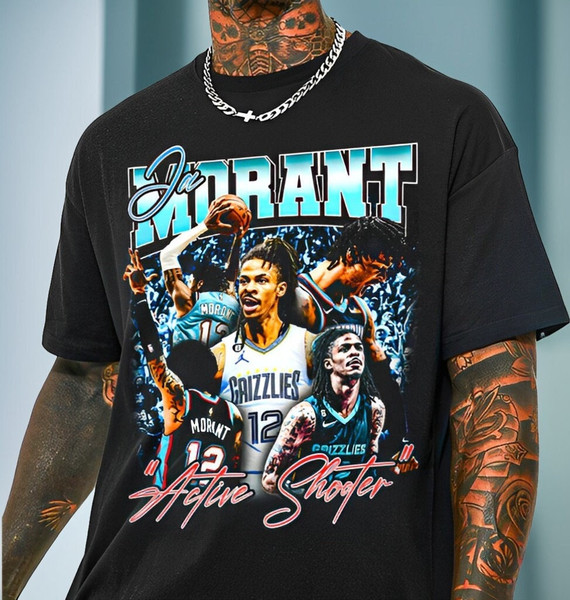 Ja Morant Active Shooter Shirt, Ja Morant Basketball T-Shirt, Funny Basketball Shirt, Shirt For Hooper, Funny Hooper Gift, TikTok Gift Ideas.jpg