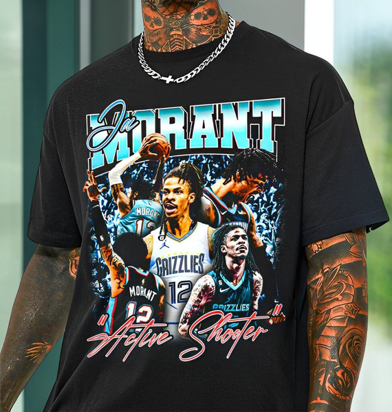 Ja Morant Active Shooter Shirt, Ja Morant Basketball T-Shirt, Funny Meme Shirt, TikTok Gift Ideas.jpg