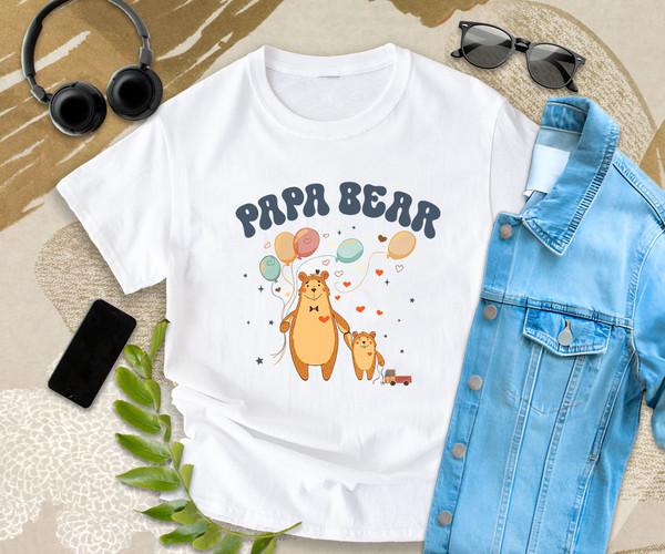 Papa Bear shirt, Papa Bear Shirt, Dad Shirt, Father's Day t-shirt, husband present, family shirt matching shirts, Father's Day Gift.jpg