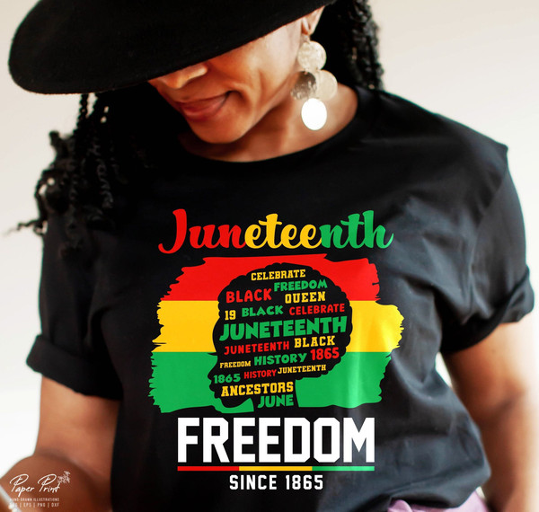 Juneteenth SVG, Juneteenth PNG, Black History SVG, African american Svg, Afro woman Svg, Digital Download Cut files for Circut Sublimation.jpg