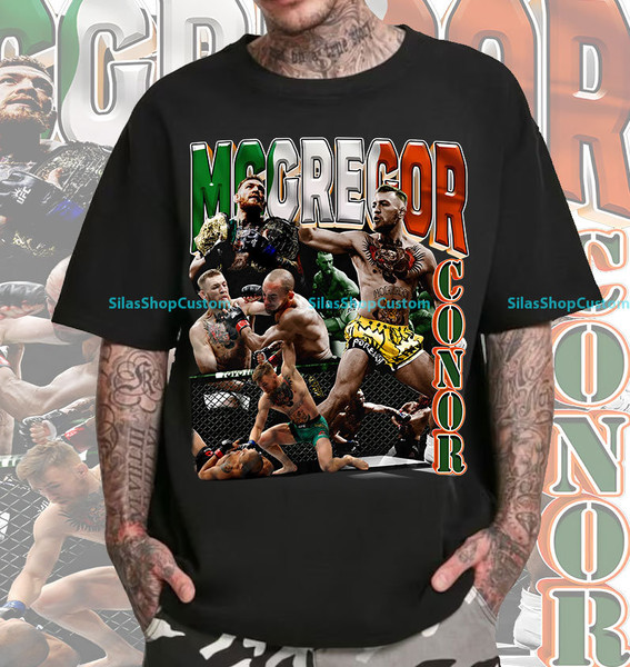 Vintage 90s Graphic Style Conor McGregor T-Shirt, Conor McGregor Tee, Retro Conor McGregor T-Shirt, Boxing T-Shirt, Sport T-Shirt.jpg