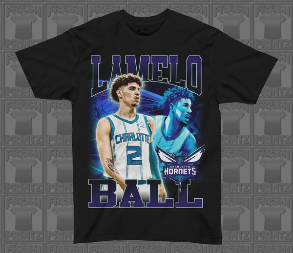 LAMELO BALL Shirt , Lamello Ball Printed Graphic Tee, Lamello Ball NBA Fan Shirt, Lamello Ball T-shirt, Rap Hip-hop Vintage T-shirt.jpg