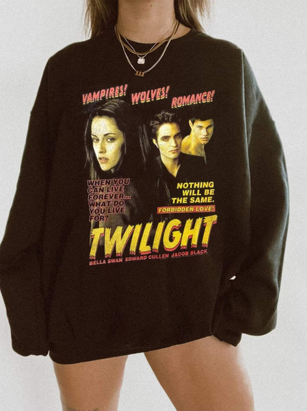 Twilight Saga T-Shirt, Vampire Wolf Romance Shirt, Graphic Tee, Ed and Bella Shirt, Twilight Movies Graphic Tee For Movie Lovers.jpg