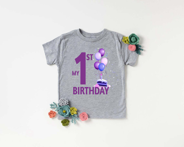 My 1st Birthday Shirt,First Birthday Baby Shirt, 1st Birthday Baby Sleepsuit - 1st Birthday Baby Grow - Boys 1st Birthday Gift,Baby Bodysuit.jpg