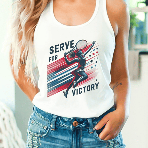 Ladies Tennis T Shirt Tank Top, Tennis Shirt For Women, Tennis Captain Gift, Summer USA Olympics Tennis Sweatshirt.png