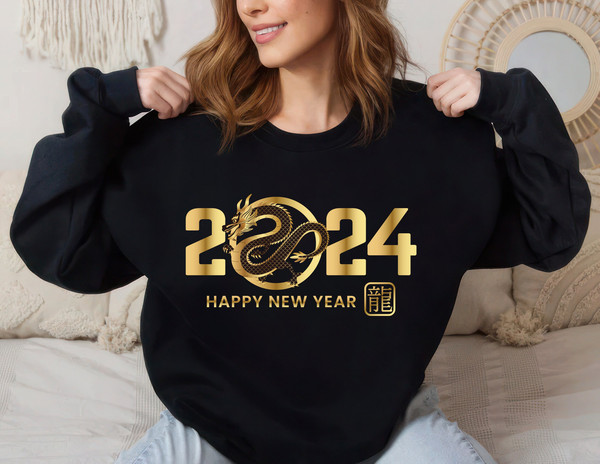 Chinese New Year 2024 Sweatshirt, Year of the Dragon Unisex Sweatshirt, Happy New Year 2024 Sweatshirt, Chinese Zodiac Lunar New Year Shirt 7.jpg