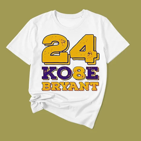 24 Kobe Bryant Los Angeles Lakers Basketball T-Shirt - SpringTeeShop Vibrant Fashion that Speaks Volumes.jpg