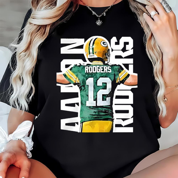 Aaron Rodgers Green Bay Watercolor Art Shirt - SpringTeeShop Vibrant Fashion that Speaks Volumes.jpg