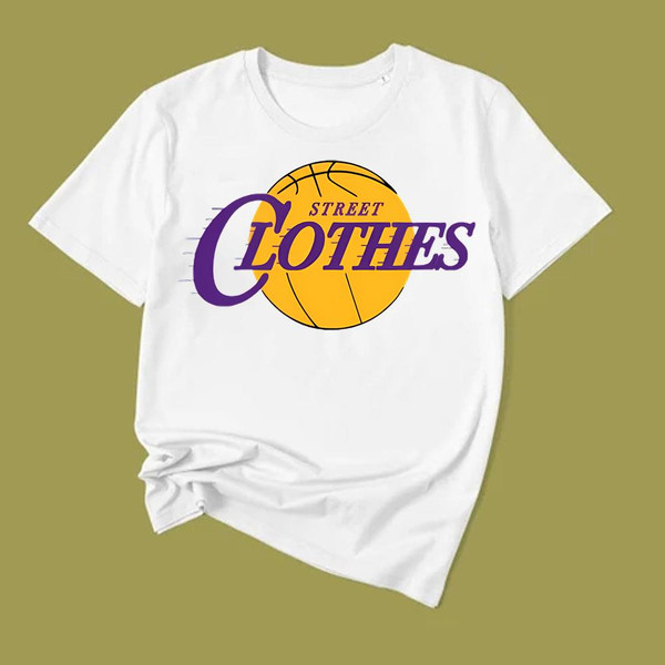 Anthony 'Street Clothes' Davis Lakers T-shirt - SpringTeeShop Vibrant Fashion that Speaks Volumes.jpg