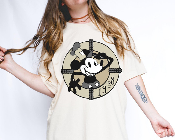 100 Steamboat Willie Mickey Mouse Shirt Steamboat Mouse Shirt Mickey And Friends Shirt, Disney Family Shirts Great Gift Ideas Men Women.jpg