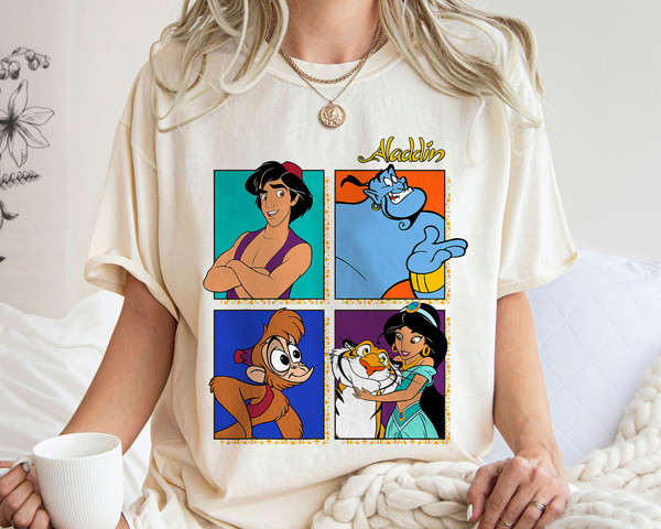 Aladdin Group Shot Box Up Shirt Walt Disney World Shirt Gift Ideas Men Women.jpg