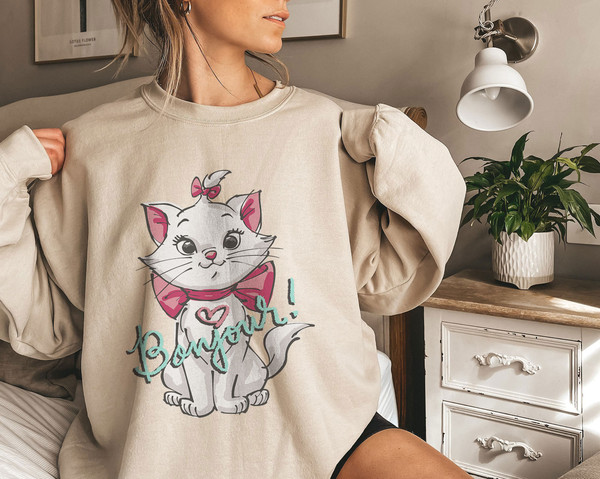 Aristocats Marie Bonjour Shirt Disney Cats Gift Ideas.jpg