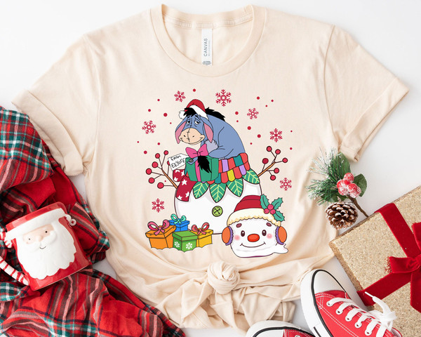 Eeyore In The Snow Man Funny Winnie The Pooh Merry Christmas Shirt Family Matching Walt Disney World Shirt Gift Ideas Men Women.jpg