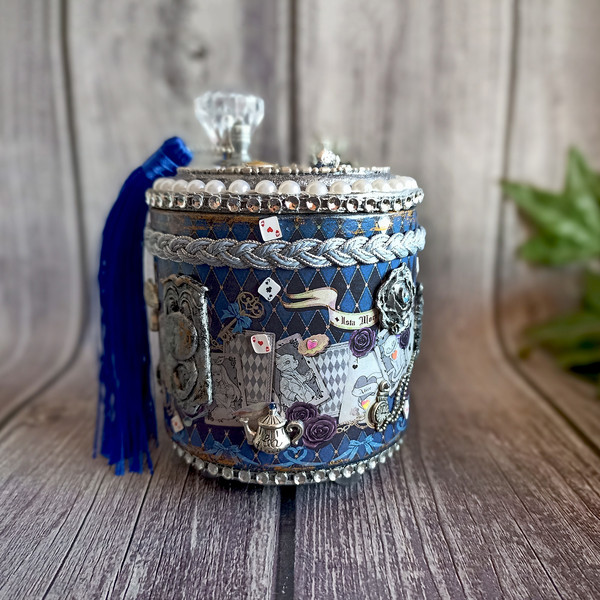 Alice in Wonderland, mad hatter, Jewelry box, Cheshire cat, Humpty Dumpty, Алиса в стране чудес, безумный шляпник, Шкатулка для драгоценностей, Чеширский кот, Ш