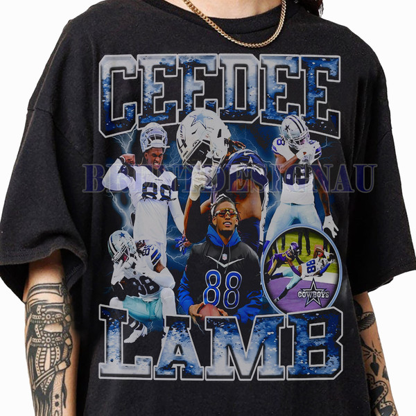 Limited CeeDee Lamb Vintage 90s Graphic T-Shirt, CeeDee Lamb Youth TShirt, CeeDee Lamb Graphic American Football Tees Gift For Women and Man.jpg